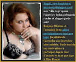 Mon interview par Magali