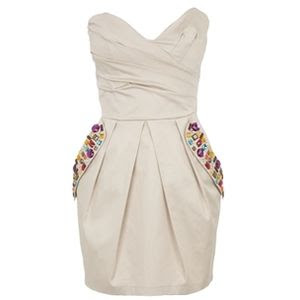 Strapless Pocket Dress