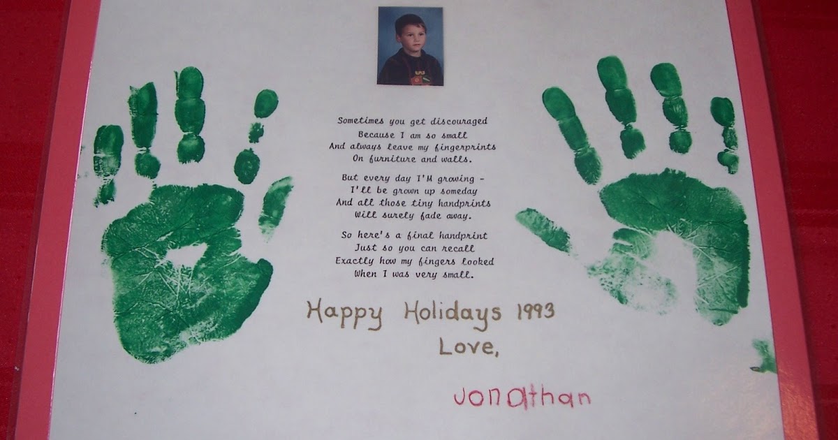 Preschool Playbook: Handprint Poem