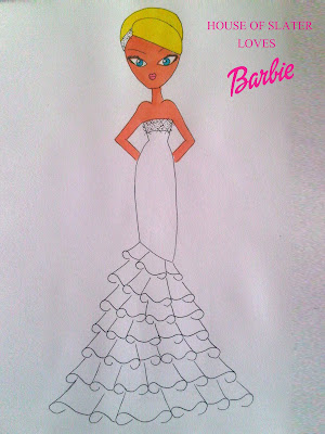 This is the third installment of illustrations from my Barbie inspired mini
