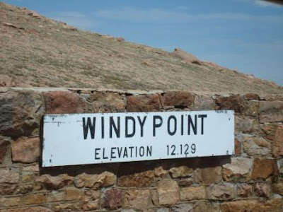 Windy Point of Elevation 12,129 Feet 