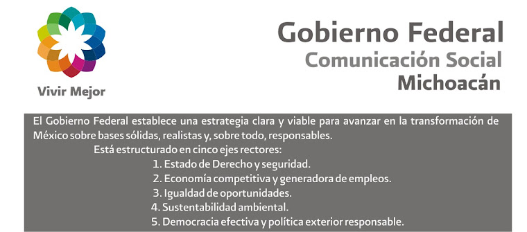 COMUNICACION GOBIERNO FEDERAL MICHOACAN