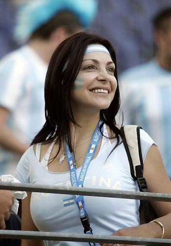 World Cup 2010 Gallery: world cup 2010 hot fans : Argentinian Fans