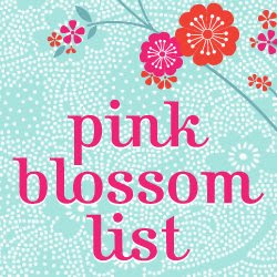 {Pink Blossom Button}