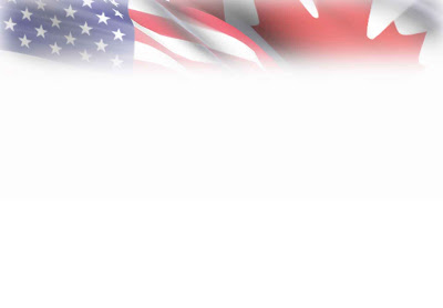 us-canada flag powerpoint template