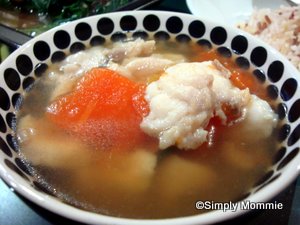 green papaya fish soup