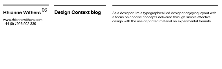 Design context