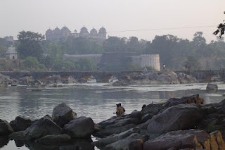 Morning in Orchha Betwa River