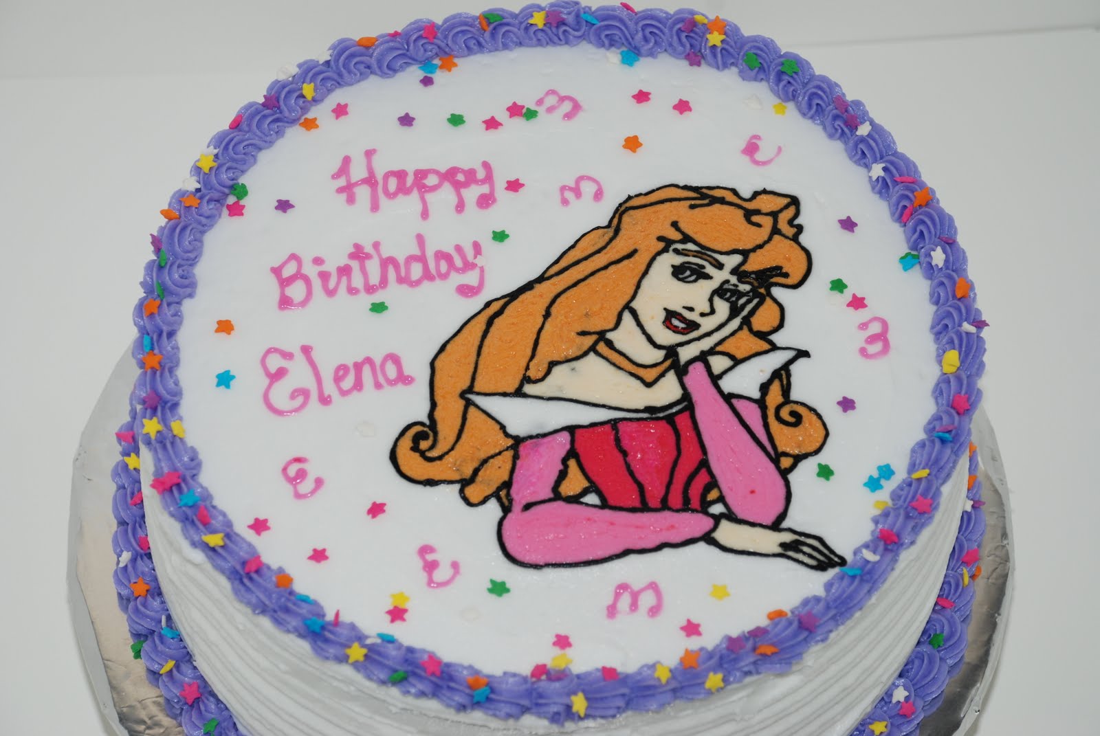Disney+sleeping+beauty+cake