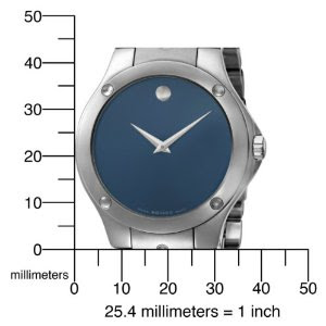 Movado 605790 S.E. Blue Dial Stainless Steel Men's Watch