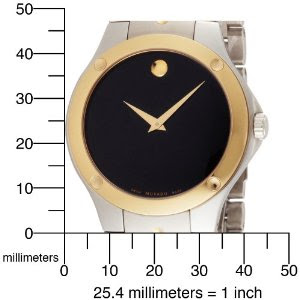 Movado Men's 605910 S.E. Black Dial Two-Tone Swiss Quartz Watch