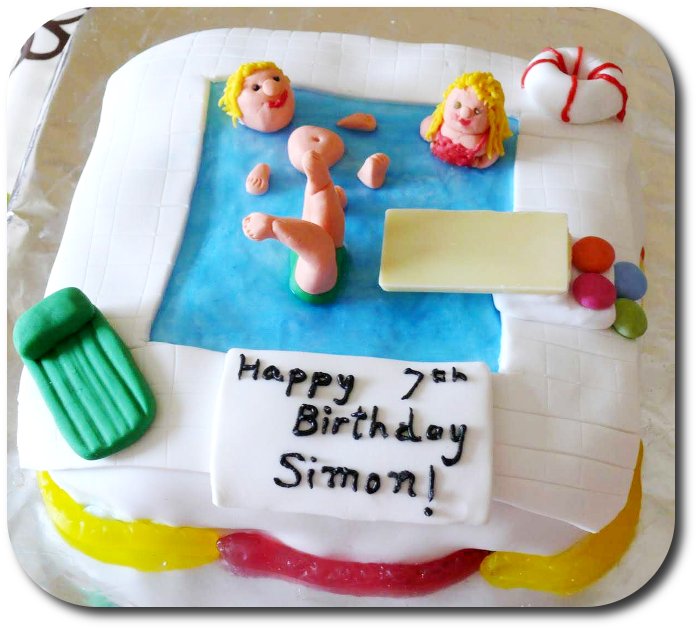 cool cake designs for kids. And a quot;coolquot; Swimming Pool