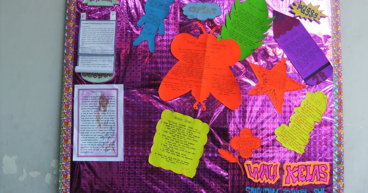 Mading Kelas 1 SMA AlIrsyad Tegal