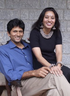 இந்தியா கிரிக்கெட் அணி வீரர்களின் ஜோடிப் போட்டா Venkatest+prasad+with+his+wife