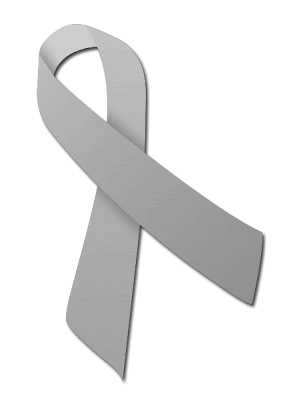 Brain Cancer Awareness Ribbon