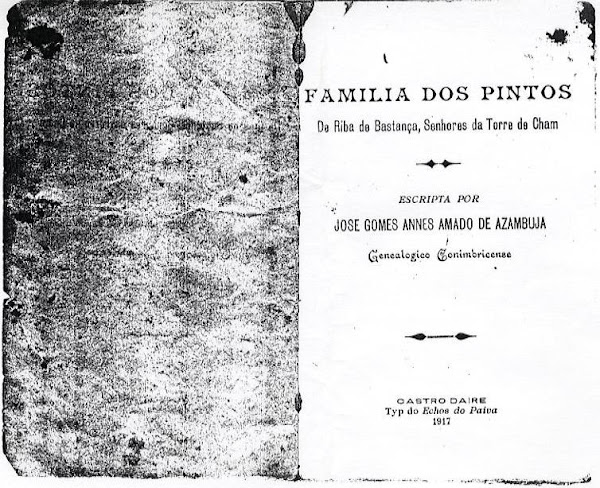 Obra genealogica sobre os Pinto da Torre de Chã