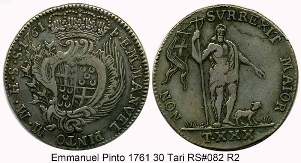 Moedas de D. Manuel Pinto