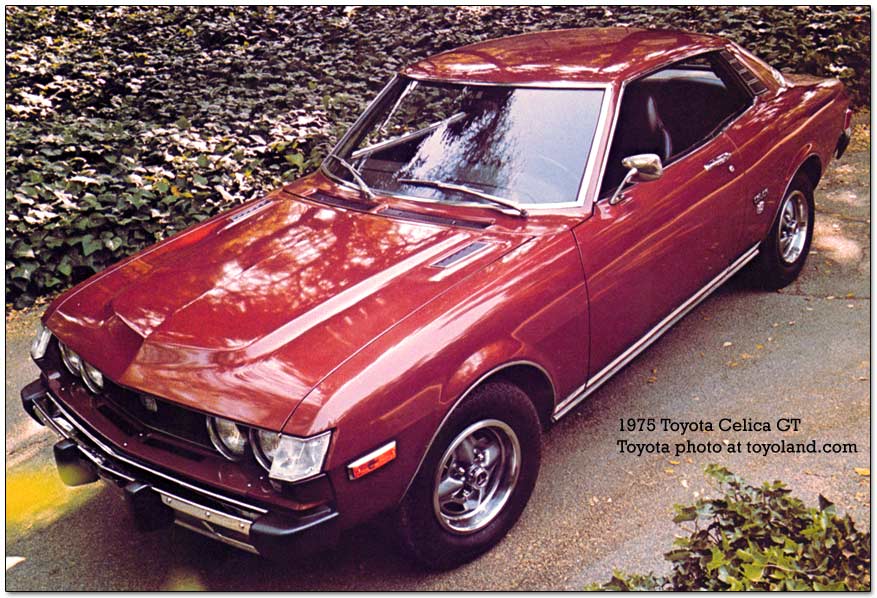 Mid1974 saw minor changes in the Celica's trim and badges 1975 Celica GT