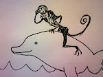 Monkey Dolphin sails the universe