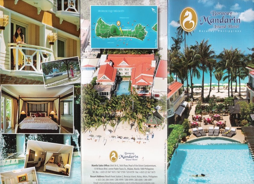 TRAVEL CENTRAL PHILIPPINES Brochure Boracay Mandarin Island Hotel