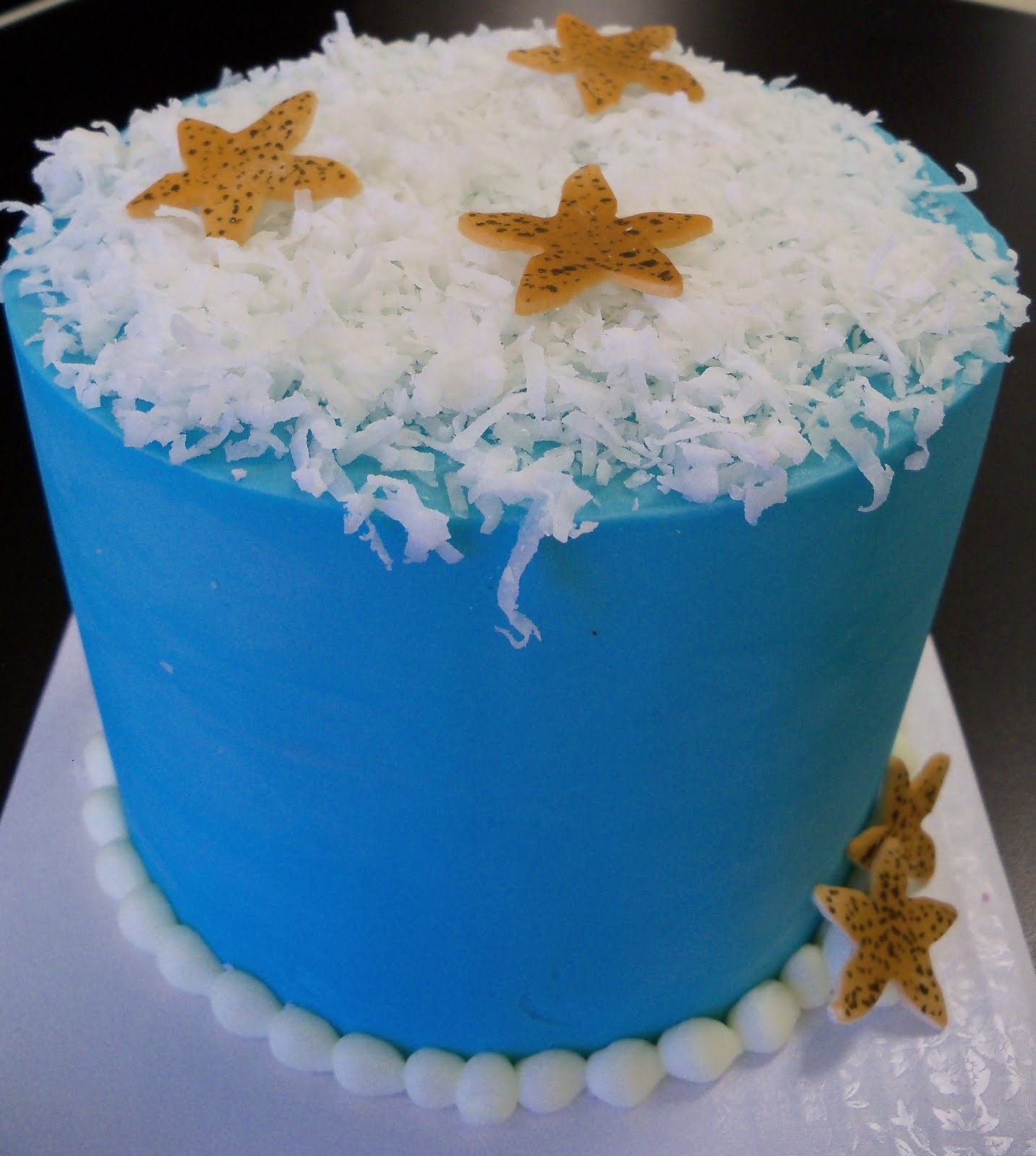 Starfish Birthday Cake