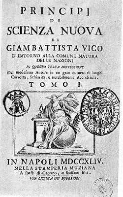 Original cover of Vico's Scienza Nuova