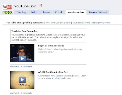 aplikasi facebook youtube box