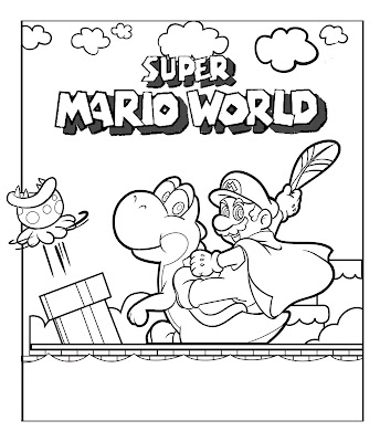 Desenho de Super Mario para colorir  Desenhos para colorir e imprimir  gratis