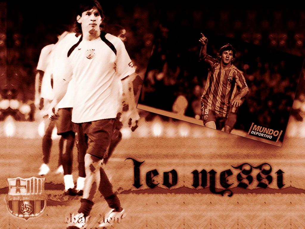 Lio Messi the name of football