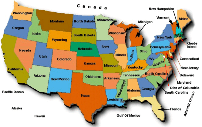 blank map of canada with scale. lank us map