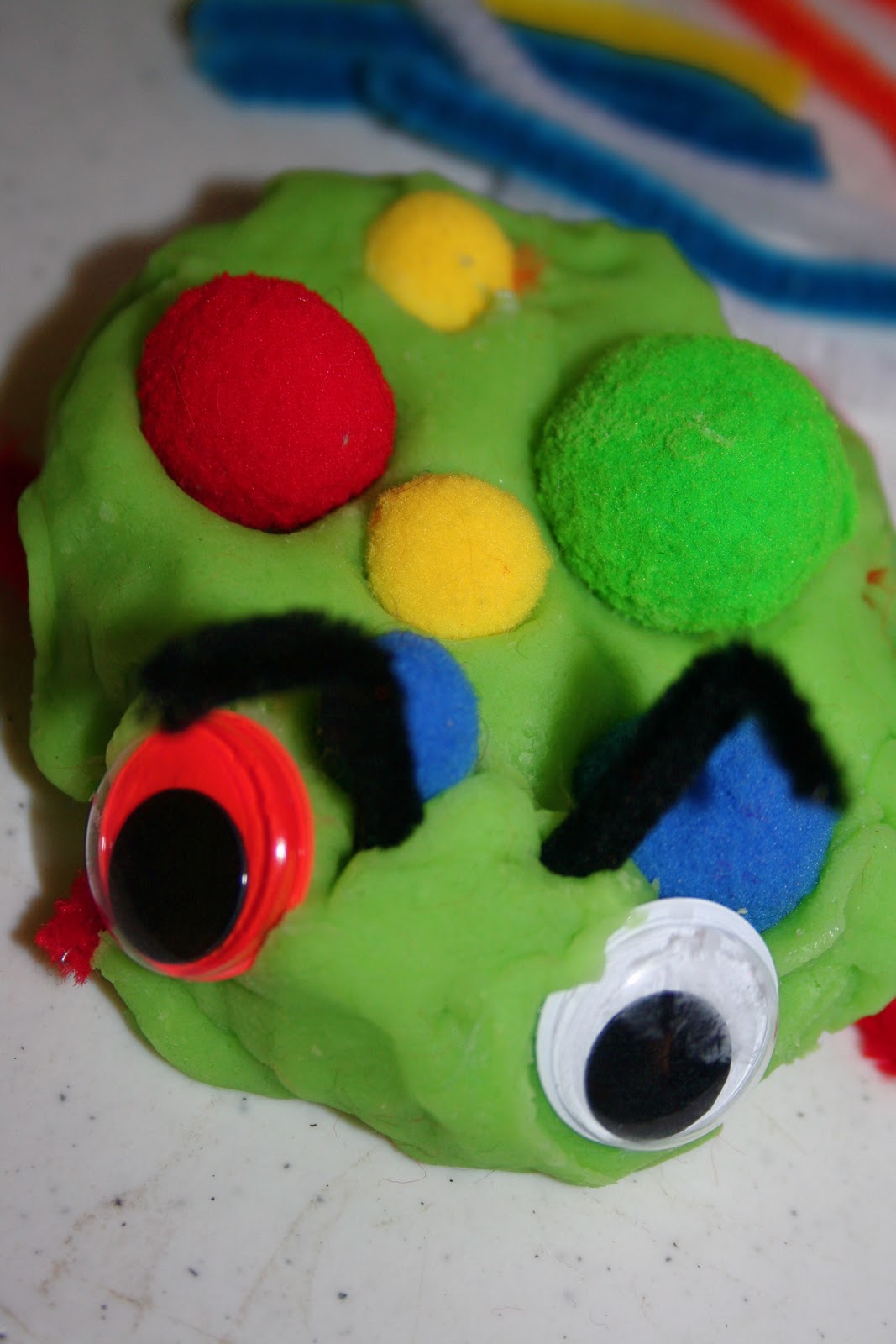 Moment to Moment Play dough bugs