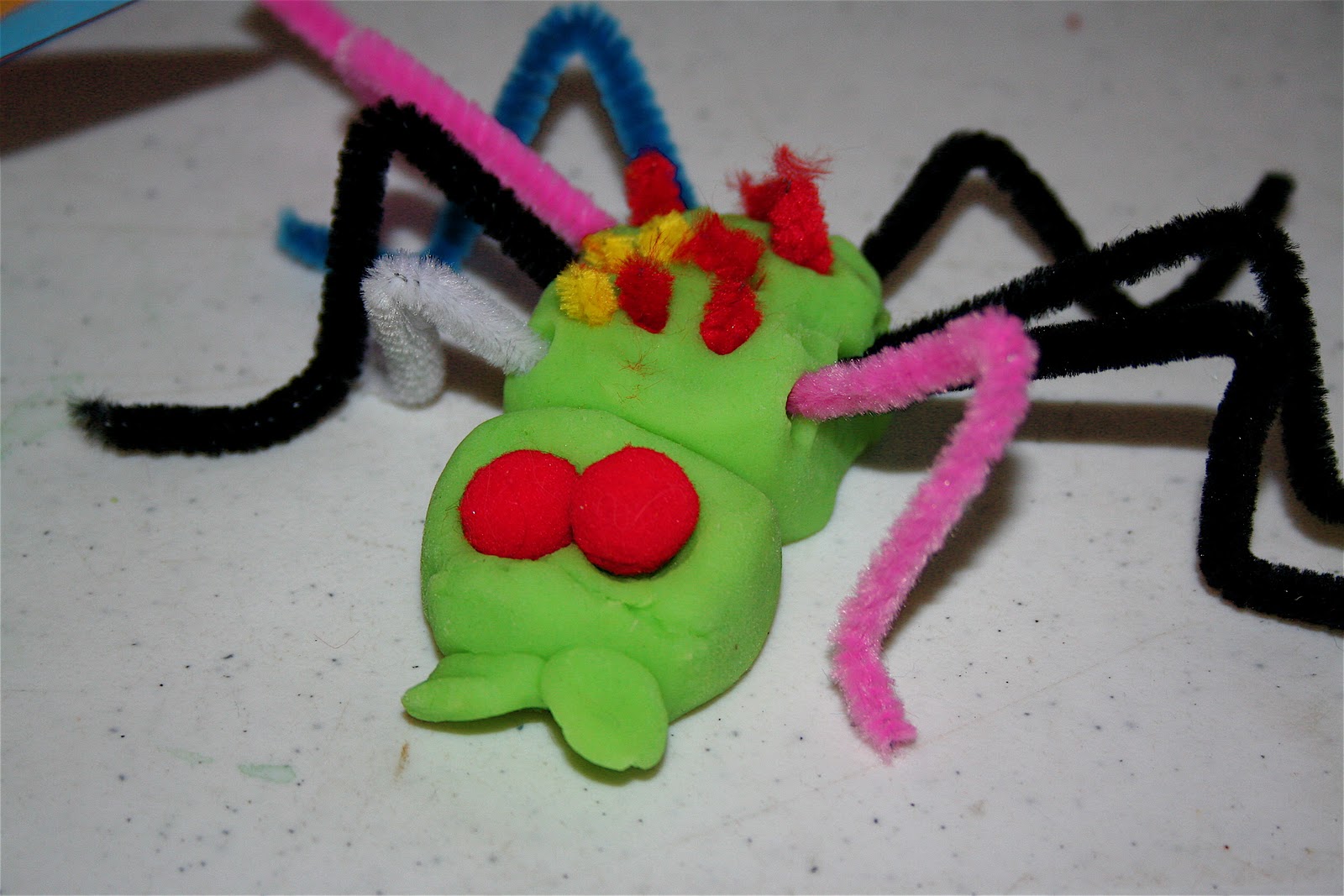 Moment to Moment Play dough bugs
