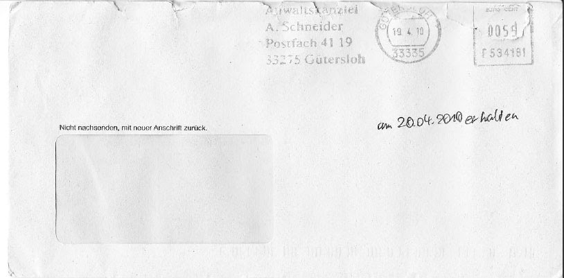Akte Paypal 70 Anwalt Andreas Schneider Brief Nr 4