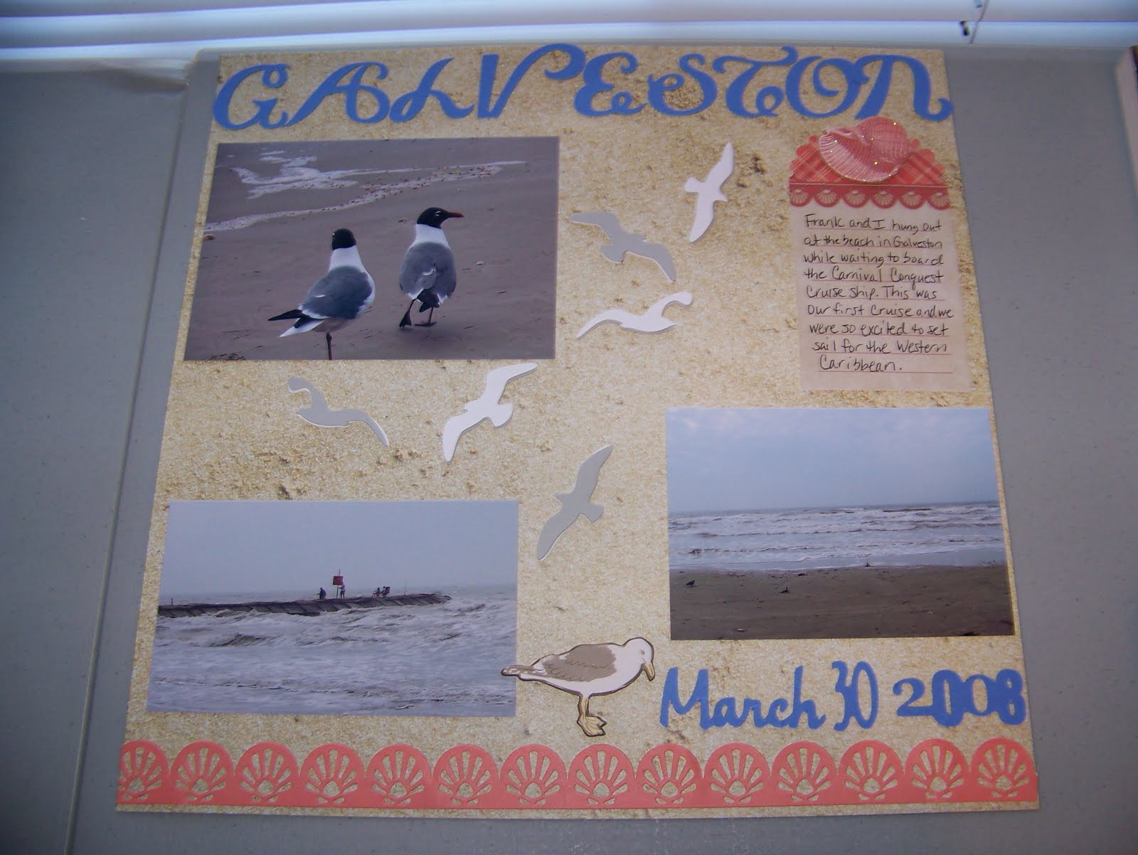 Jen Luvs Cricut Corner Carnival Cruise Scrapbook
