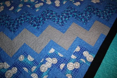 Volleyball tshirt quilt