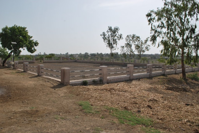 Horse riding training arena