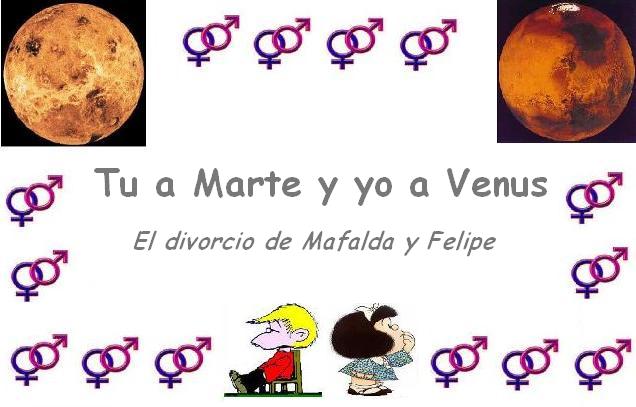 Tu a MARTE y yo a VENUS