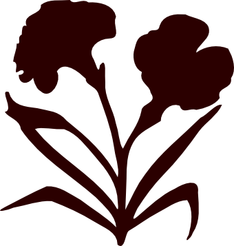 scrappinmargie: A flower silhouette for you...