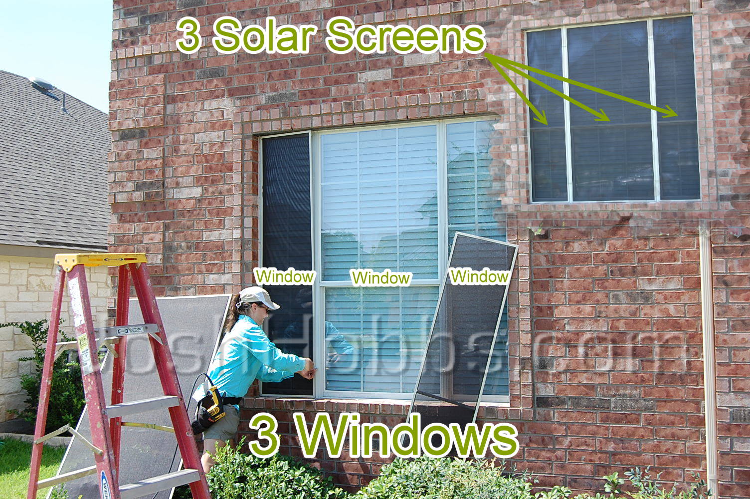 Josh Hobbs Austin, Texas Solar Screen Services Solar screens for