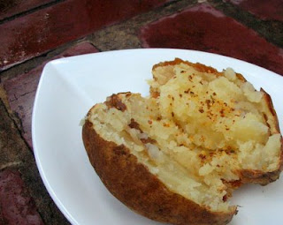 A sloooow-baked potato, soft and nutty