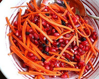 Carrot Salad with Pomegranate