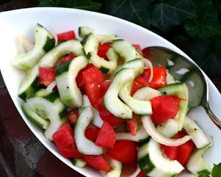 Old-Fashioned Cucumber & Tomato Salad recipe