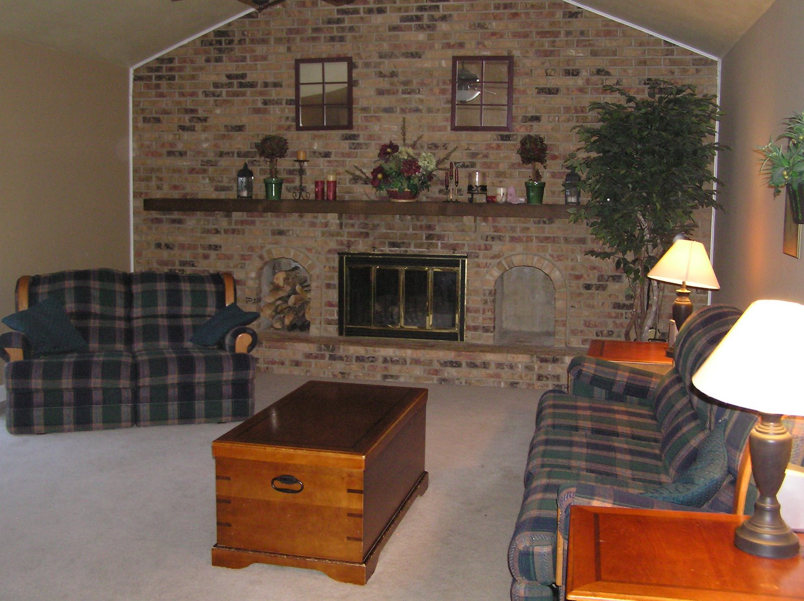 Four In Tow Help With My Full Brick Wall Fireplace!