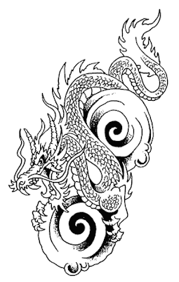 Dragon Tattoo Flash
