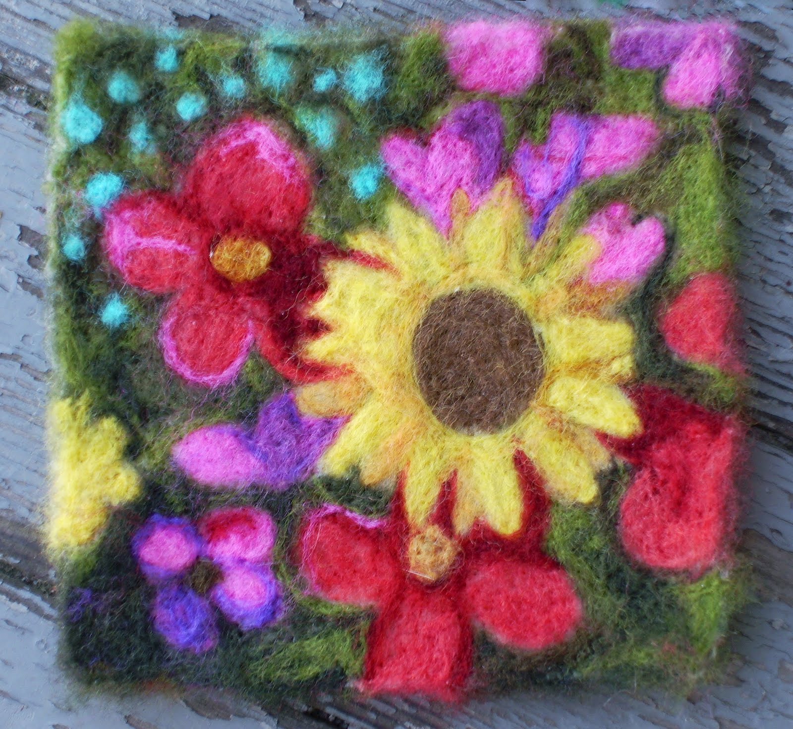Needle Felting Flowers