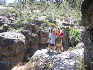 family on the Bear Gulch trail