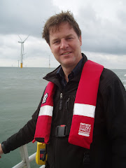 Nick Clegg visits North Sea Wind Farm