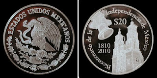 Nuevas monedas conmemorativas 2010 (México) 2+copy