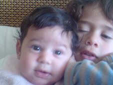 Jamila 2 months old, Mamdouh 3 years old