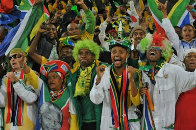 sudafrica 2010: fotos de fanáticos, fotos coloridas de hinchas y de simpatizantes